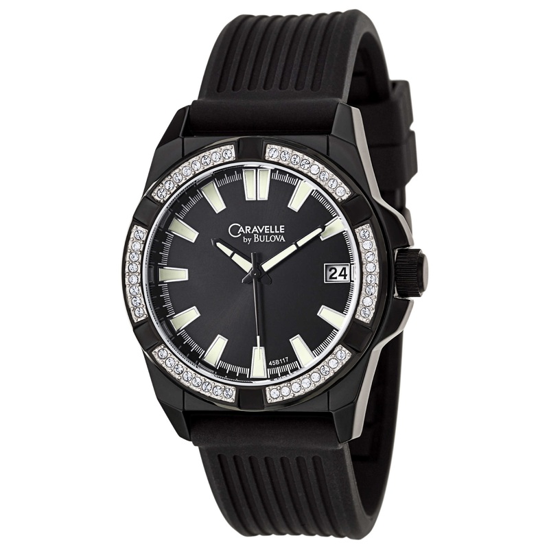 Caravelle Crystal 45B117 Men's Watch