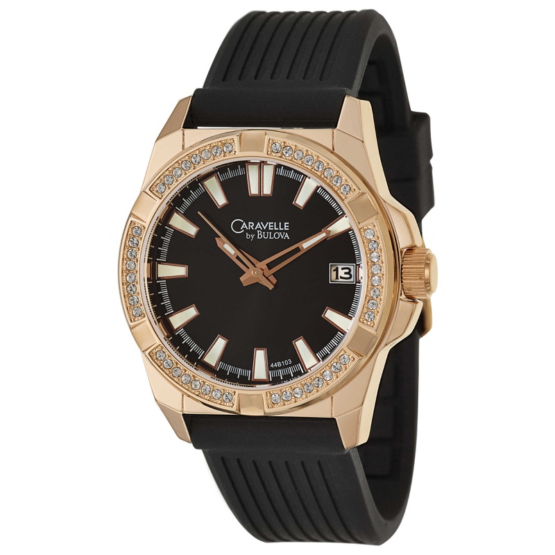 Caravelle Crystal 44B103 Men's Watch