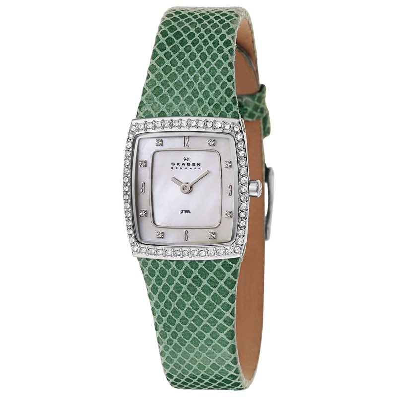 Skagen Leather 384XSSLGR Women's Watch