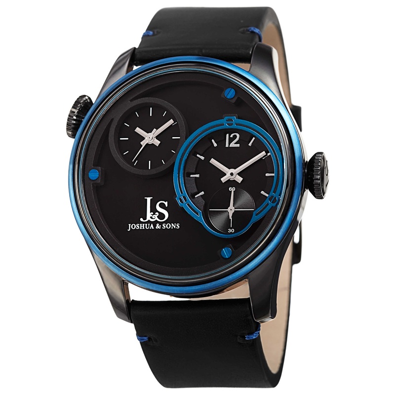 Joshua & Sons Men's Quartz Watch JX118BKBU