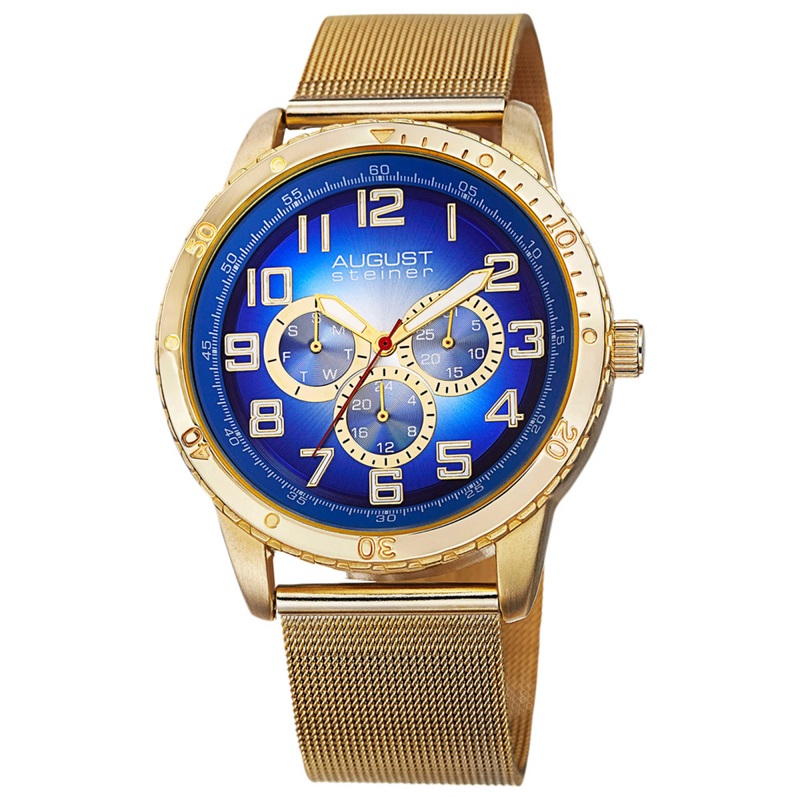 August Steiner Men's Watch AS8115YG