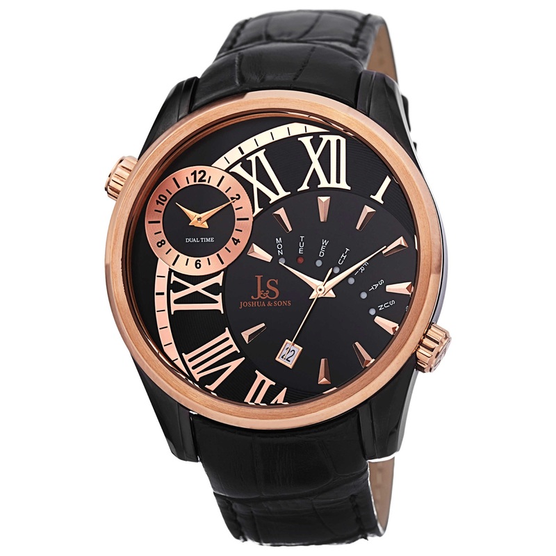 Joshua & Sons Men's Quartz Watch JS72BKR
