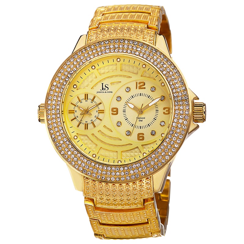 Joshua & Sons Men's Quartz Watch JS80YG