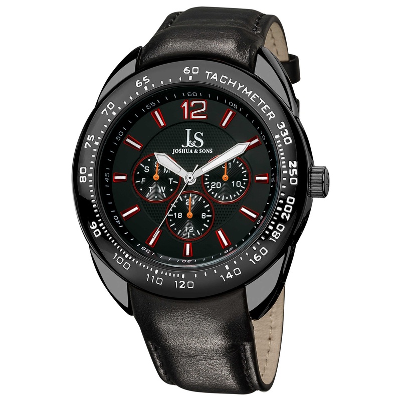 Joshua & Sons Men's Watch JS-45-BK