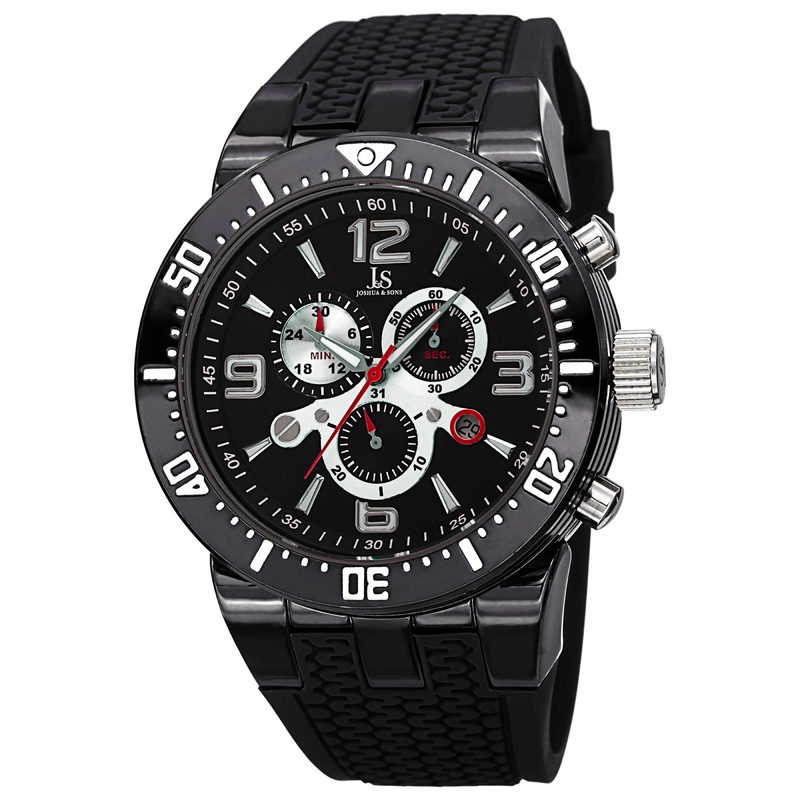 Joshua & Sons Men's Watch JS55BK