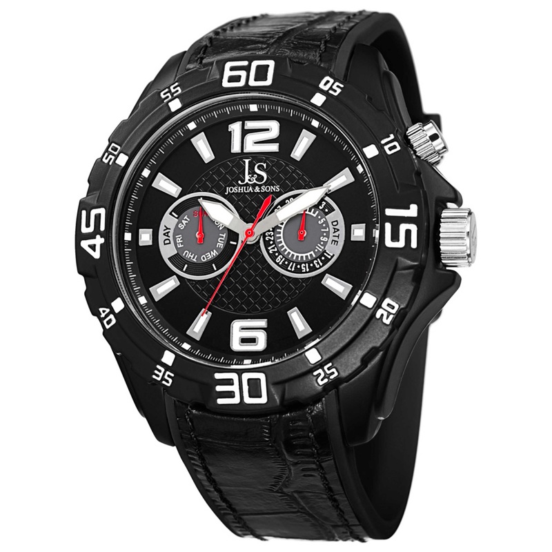 Joshua & Sons Men's Watch JS79BK
