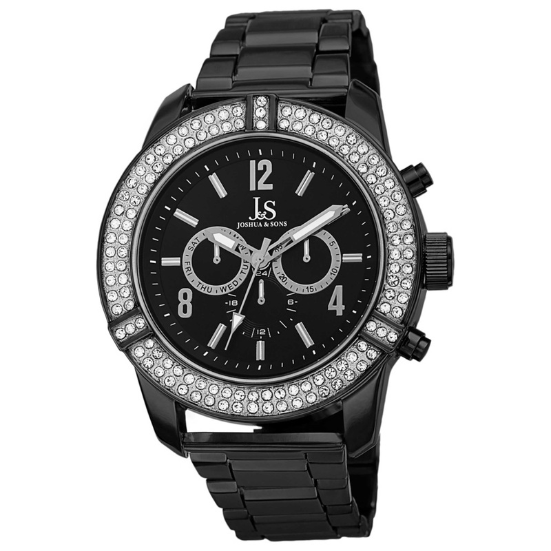 Joshua & Sons Men's Watch JS81BK