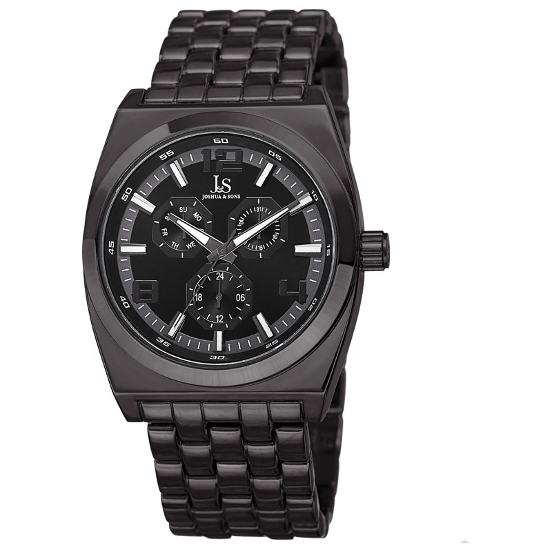 Joshua & Sons Men's Watch JS93BK