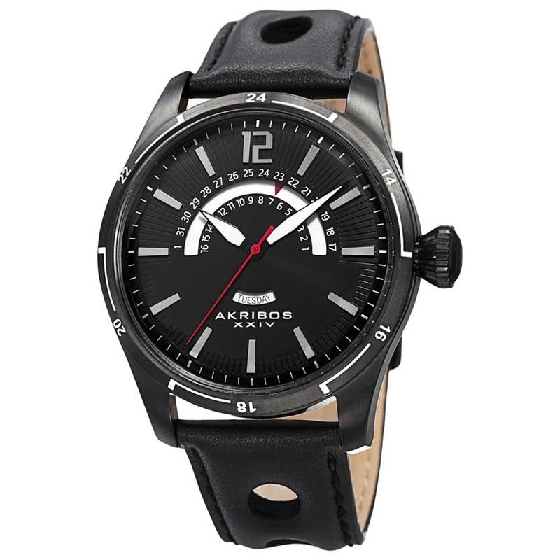 Akribos Xxiv Men's Watch AK850BK