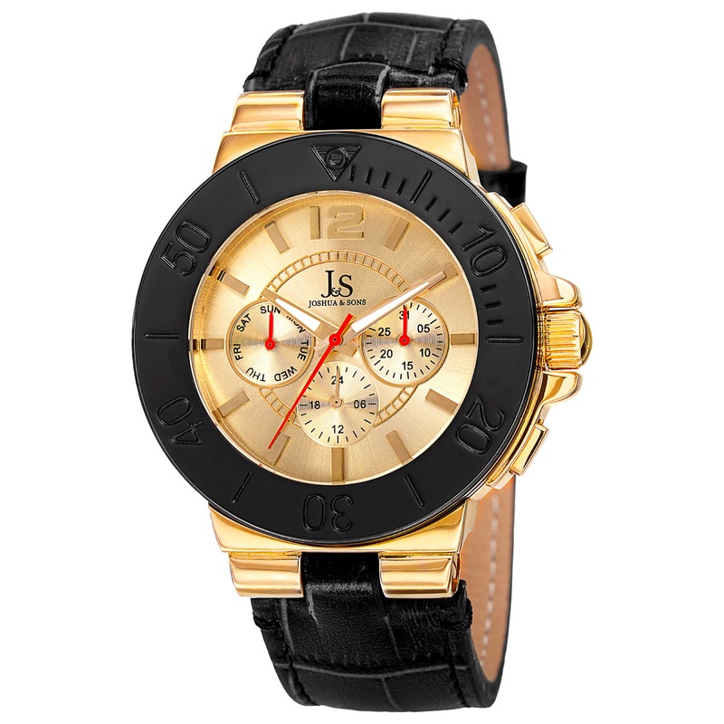 Joshua & Sons Men's Watch JS96YGB