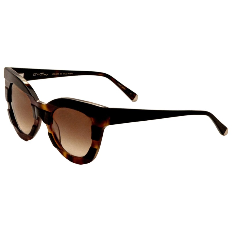 Kate Young Women's Sunglasses K514-BLK-50