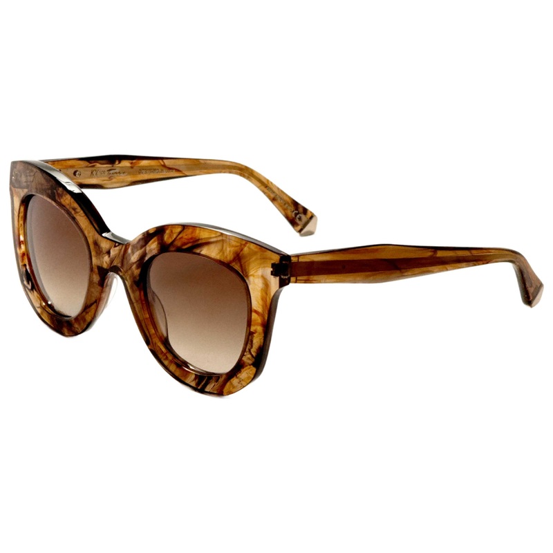 Kate Young Women's Sunglasses K533-BRN-47