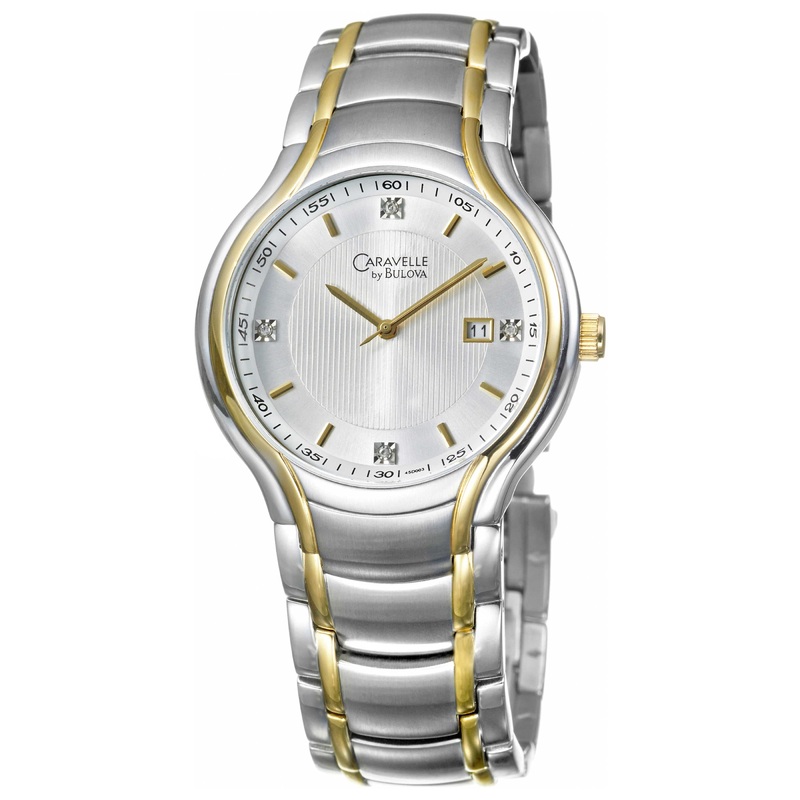 Caravelle Diamond 45D003  Men's  Quartz Watch