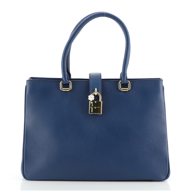 Lock Tote Leather Large