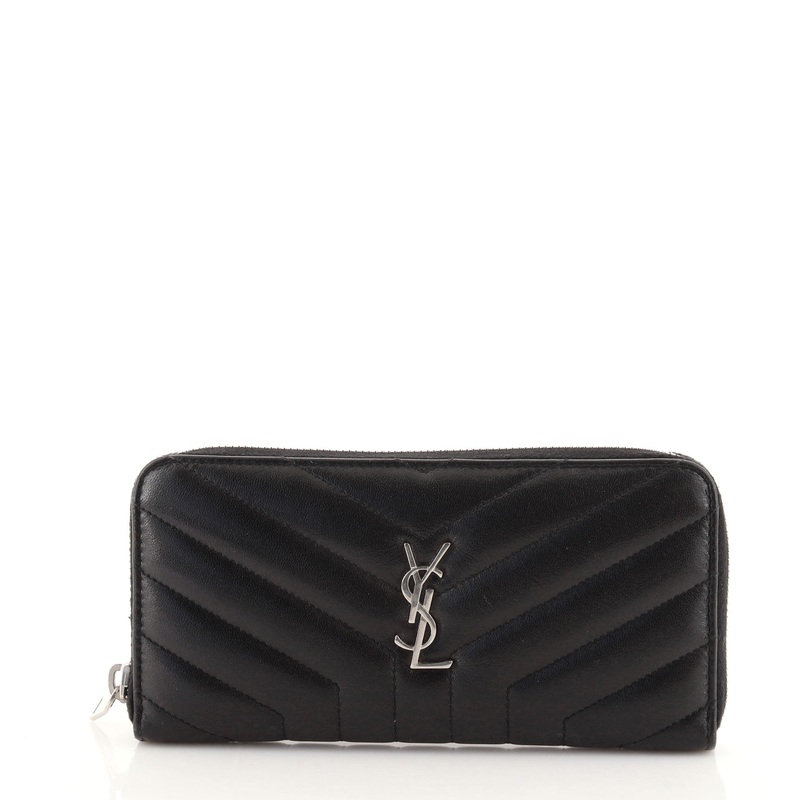 Loulou Zip Around Wallet Matelasse Chevron Leather Long S744816566551
