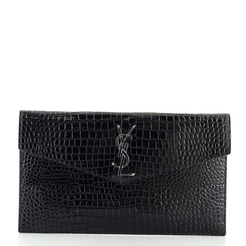 Uptown Pouch Crocodile Embossed Leather S744816589901