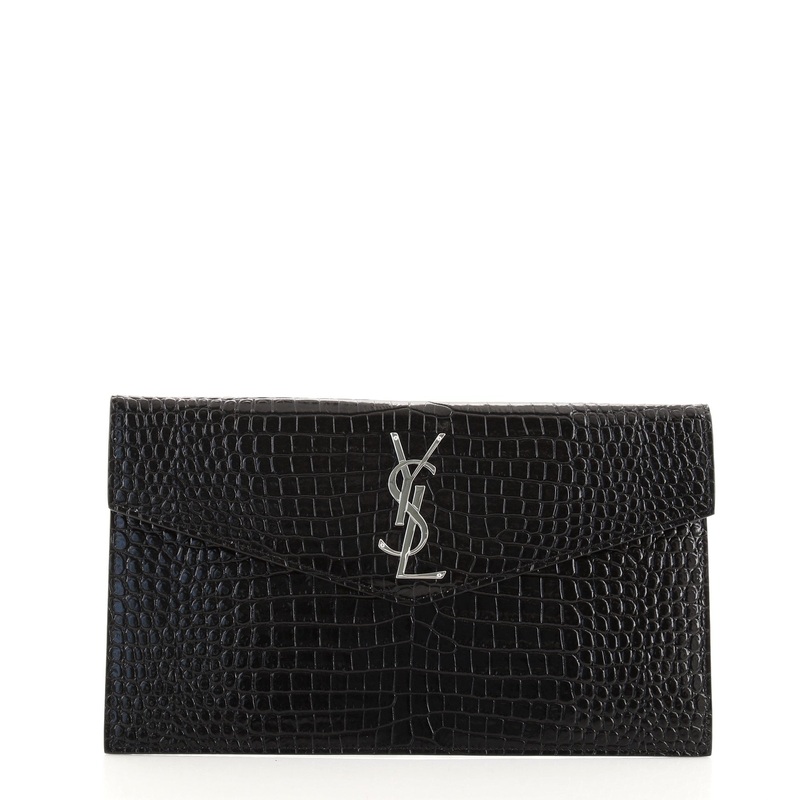 Uptown Pouch Crocodile Embossed Leather S744816656409